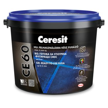 ФУГА ЗА ПЛОЧКИ CERESIT CE 60 ГОТОВА ЗА УПОТРЕБА 2КГ КАРАМЕЛ